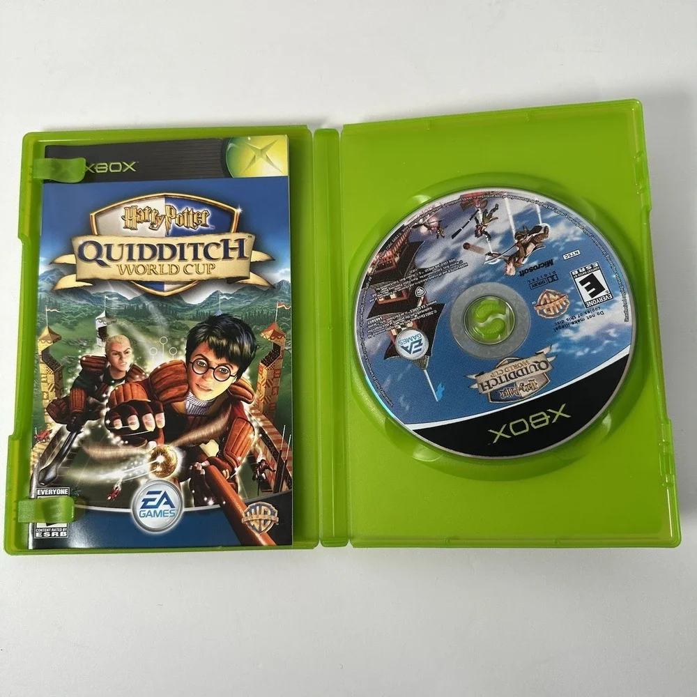 Harry Potter Quidditch World Cup Xbox Original 2003 CIB‎ Complete Tested